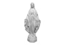 gartendekoparadies.de Gartenfigur Madonna Stein Grau Frostsicher Bild 1