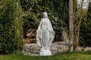 gartendekoparadies.de Gartenfigur Madonna Stein Grau Frostsicher Bild 4