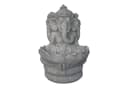 Gartendekoparadies.de Ganesha Steinfigur Grau Frostsicher Bild 5