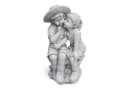gartendekoparadies.de Gartenfigur Junge und Mädchen Figur Steinfigur 43 cm Bild 1