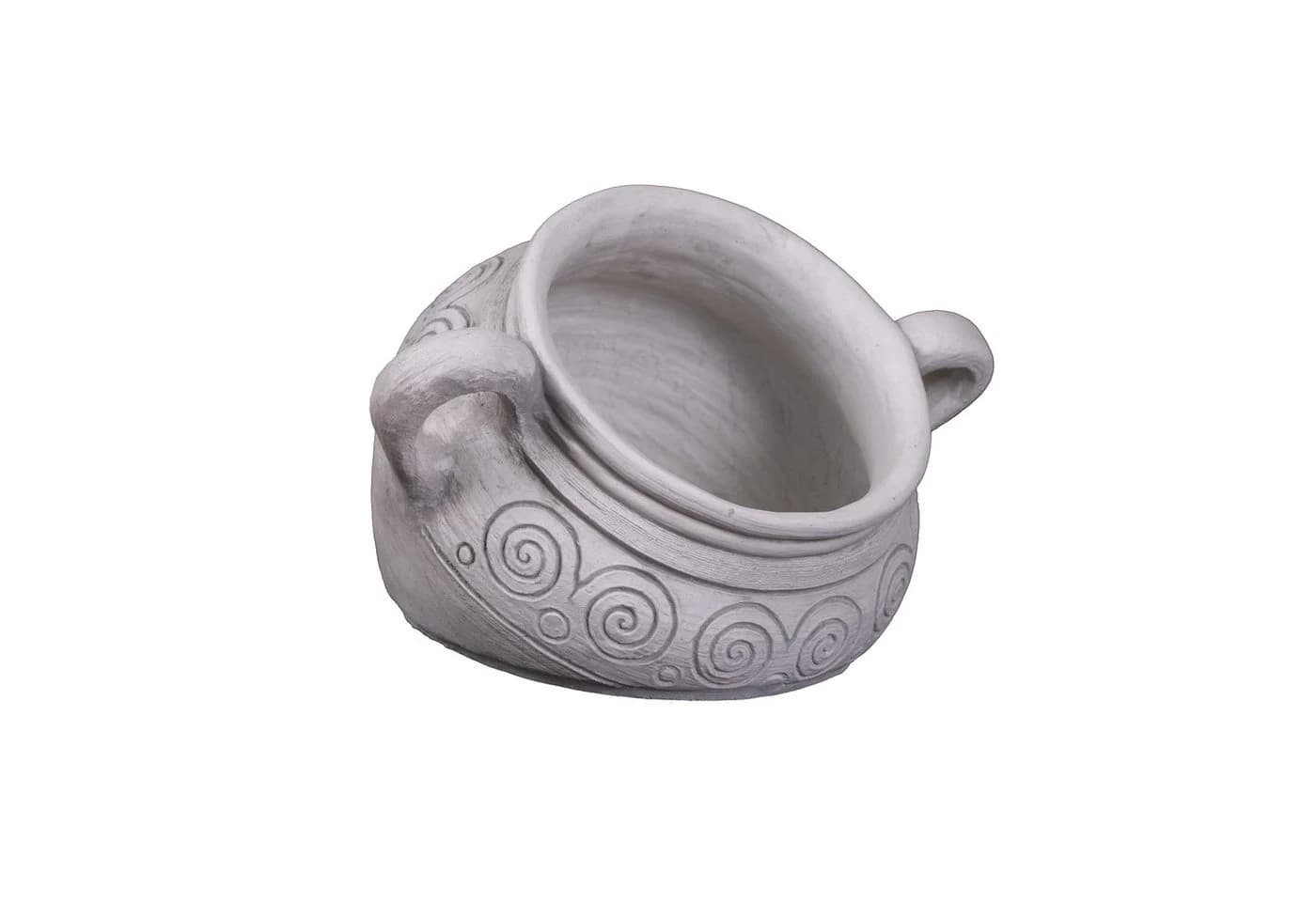 gartendekoparadies.de Pflanzkübel Amphore mit Spiralrelief 30 cm