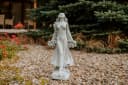 Gartenfigur Flora Statue Grau Römische Göttin Frostsicher Bild 3