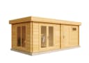 Alpholz Gartenhaus Vönix Pinie imprägniert 40mm Wandstärke Bild 1