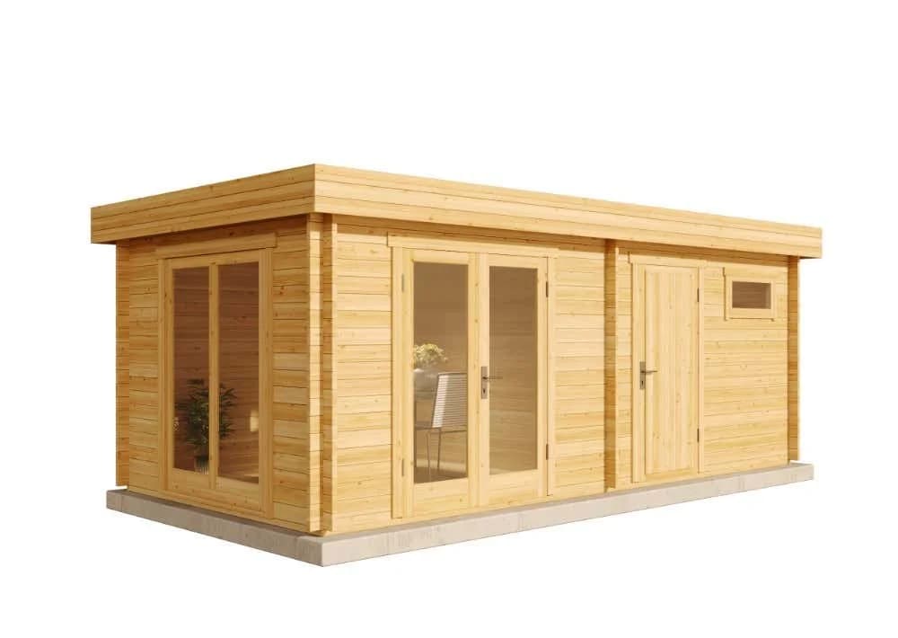 Alpholz Gartenhaus Vönix Pinie imprägniert 40mm Wandstärke