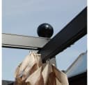 GartenHero Pavillonseitenteil Sichtschutz 4er Set Beige Polyester Bild 1