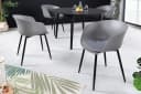 riess-ambiente Gartenstuhl DESIGNO Grau/Schwarz mit Kissen Bild 1