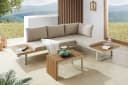 riess-ambiente Lounge-Set 3-tlg. Beige/Grau WPC Aluminium Bild 2