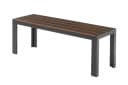 riess-ambiente Gartenbank DESIGNO 130cm wetterfest Aluminium WPC Bild 1