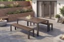 riess-ambiente Gartentisch DESIGNO 205cm Dunkelbraun Aluminium Outdoor Bild 2