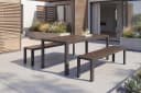 riess-ambiente Gartentisch DESIGNO 205cm Dunkelbraun Aluminium Outdoor Bild 4