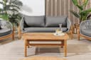 riess-ambiente Loungeset ROPE Grau/Natur 4-tlg. Akazie Aluminium Bild 3