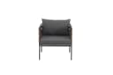 riess-ambiente Gartensessel UNIQUE 70cm mit Kissen schwarz/grau Bild 5