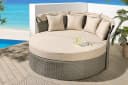 riess-ambiente Sonneninsel PLAYA LIVING 165cm natur Polyrattan Aluminium Bild 1