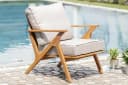 riess-ambiente Gartensessel COMFORT LINE Natur Beige Akazienholz Bild 2