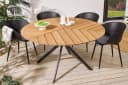riess-ambiente Gartentisch DESIGNO 120cm Natur Aluminium-Sterngestell Bild 3