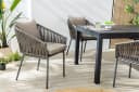riess-ambiente Gartensessel ROPE Anthrazit Stoff Aluminium Bild 2
