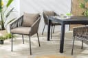riess-ambiente Gartensessel ROPE Anthrazit Stoff Aluminium Bild 3