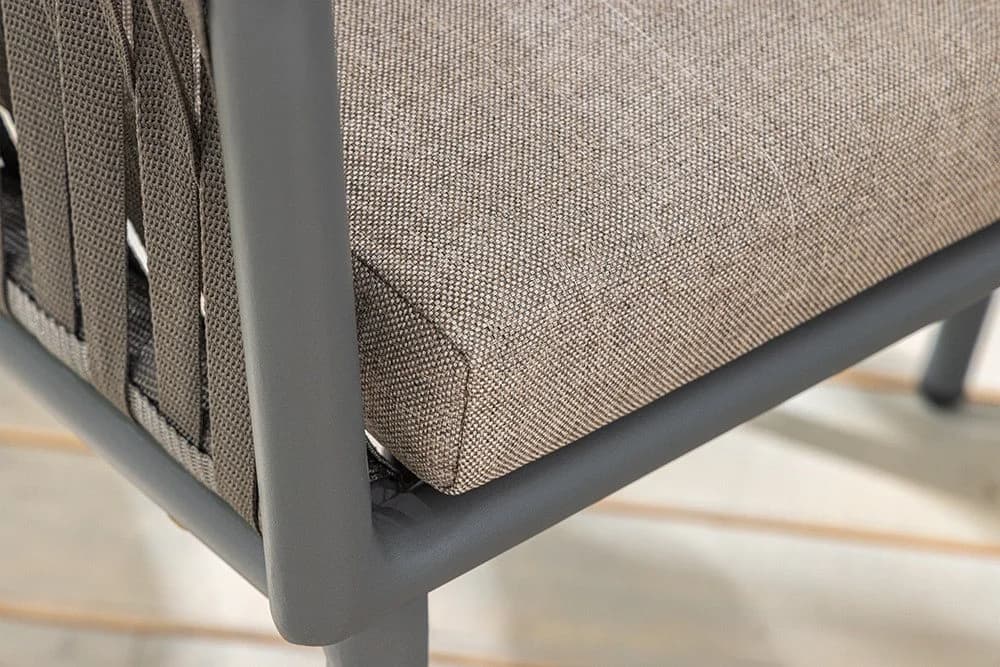 riess-ambiente Gartensessel ROPE Anthrazit Stoff Aluminium - Bild 5