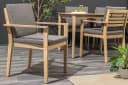 riess-ambiente Gartenstuhl KOPENHAGEN Akazie anthrazit mit Kissen Bild 2
