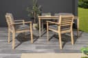 riess-ambiente Gartenstuhl KOPENHAGEN Akazie anthrazit mit Kissen Bild 3