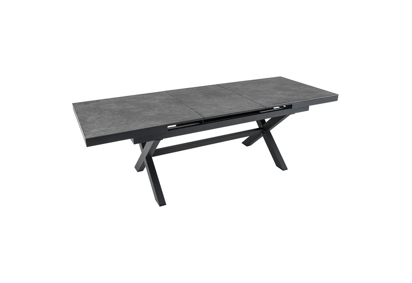 riess-ambiente Gartentisch EMPIRE ausziehbar Keramik Aluminium anthrazit - Bild 2