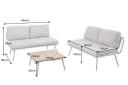 riess-ambiente Outdoor Lounge MOBILE MODULAR Anthrazit/Hellgrau mit Tisch Bild 4