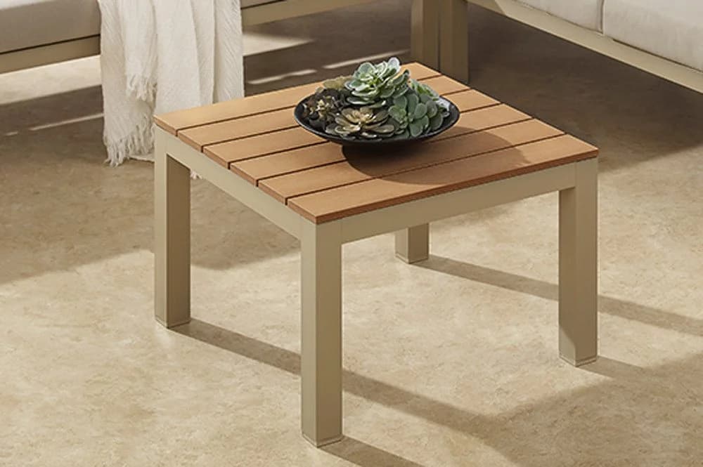 riess-ambiente Gartentisch ORLANDO LOUNGE 60cm wetterfest Beistelltisch - Bild 2