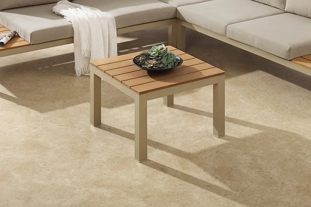riess-ambiente Gartentisch ORLANDO LOUNGE 60cm wetterfest Beistelltisch - Bild 4