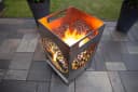 tuning-art Feuerkorb FK01-H45 Feuertonne Rostpatina Massiv Bild 1