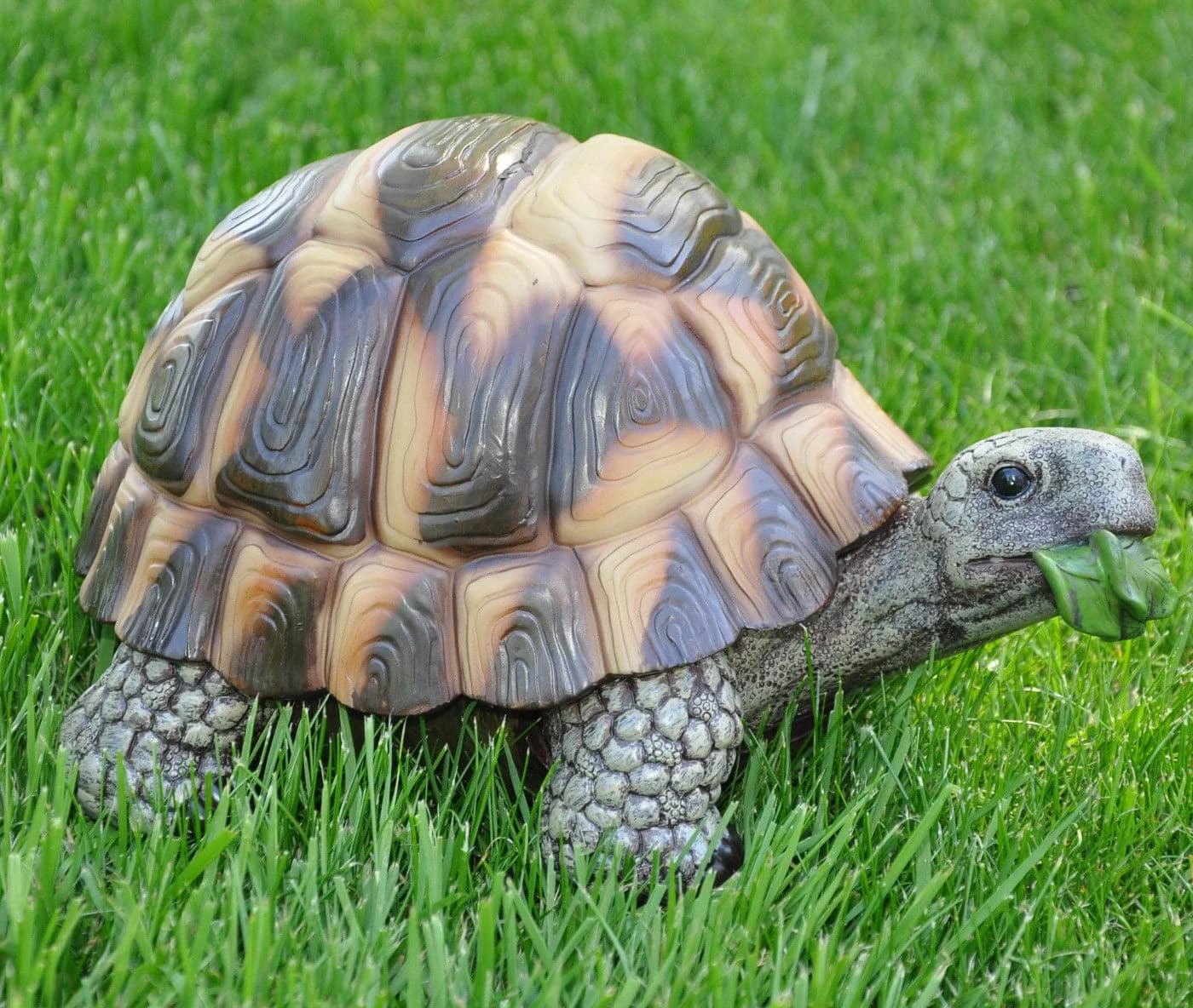 dazikemo Gartenfigur Schildkröte Kunststein - Bild 2