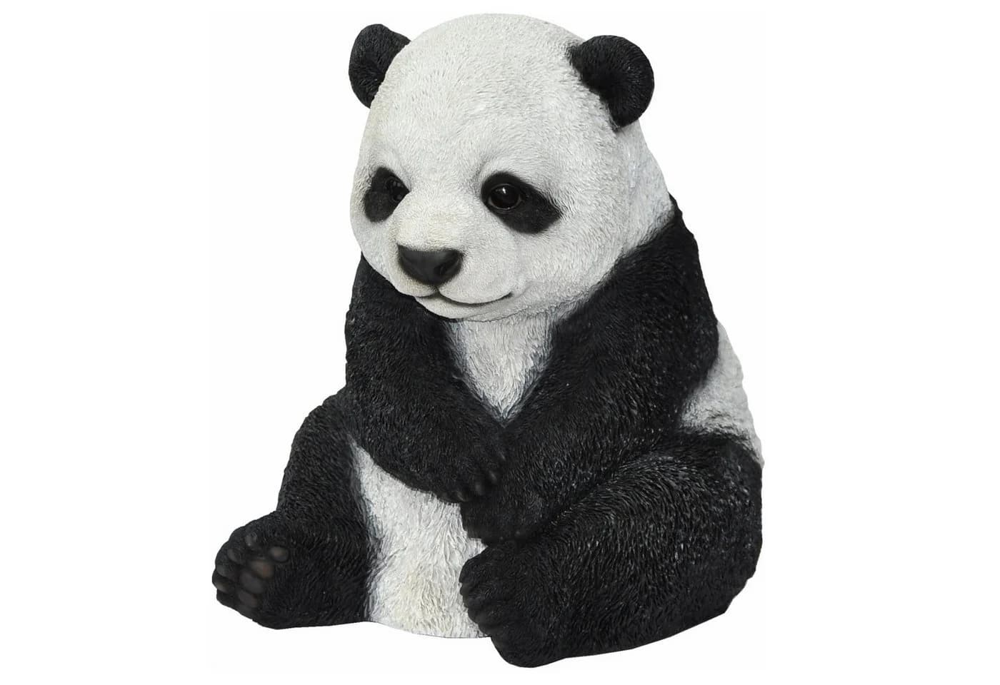 Dazikemo Gartenfigur Sitzender Pandabär Kunststein Deko - Bild 5