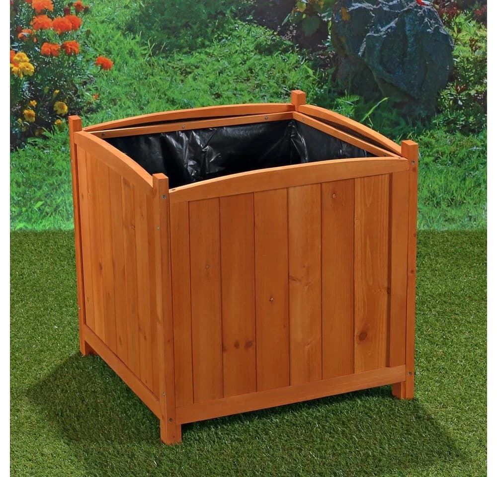 Melko Pflanzkübel Blumenkasten 2 Stück 50cm Fichtenholz - Bild 5