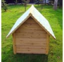 Melko Hundehütte Wetterfest Blockhaus Stil Bild 4