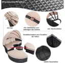 Melko Gartenlounge-Set Polyrattan Sonneninsel 180cm Bild 3