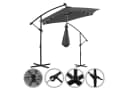Melko Sonnenschirm 350 cm mit LED-Beleuchtung Bild 4