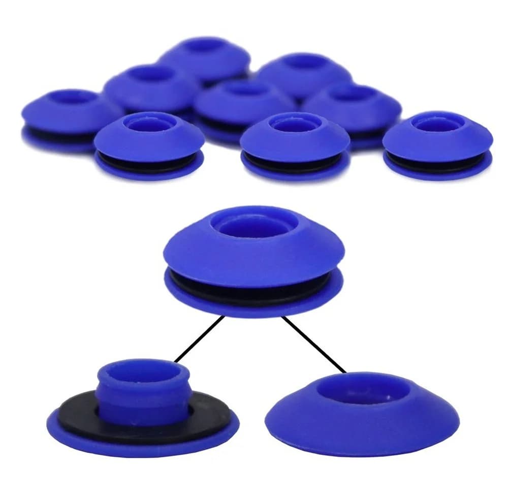 Melko Pool-Abdeckplane Solarfolie mit 10 Ösen PVC Blau/Schwarz - Bild 4