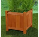 Melko Pflanzkübel Blumenkasten Blumentopf Pflanztrog aus Holz in Braun Bild 4