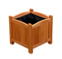 Melko Pflanzkübel Blumenkasten Blumentopf Pflanztrog aus Holz in Braun Bild 5