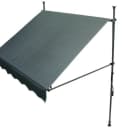 Apex Klemmmarkise 350cm Anthrazit mit Handkurbel Bild 1