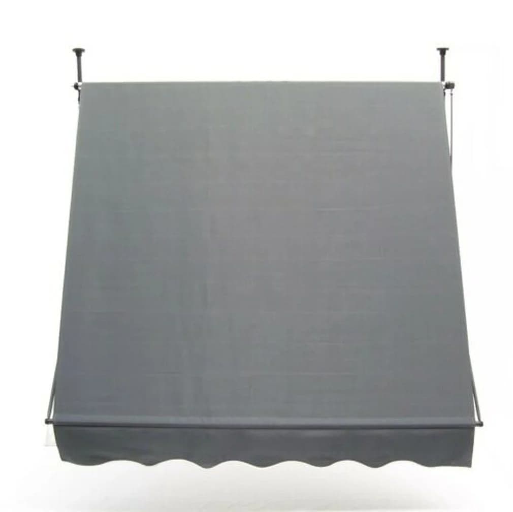 Apex Klemmmarkise 400cm anthrazit/beige mit Handkurbel - Bild 4