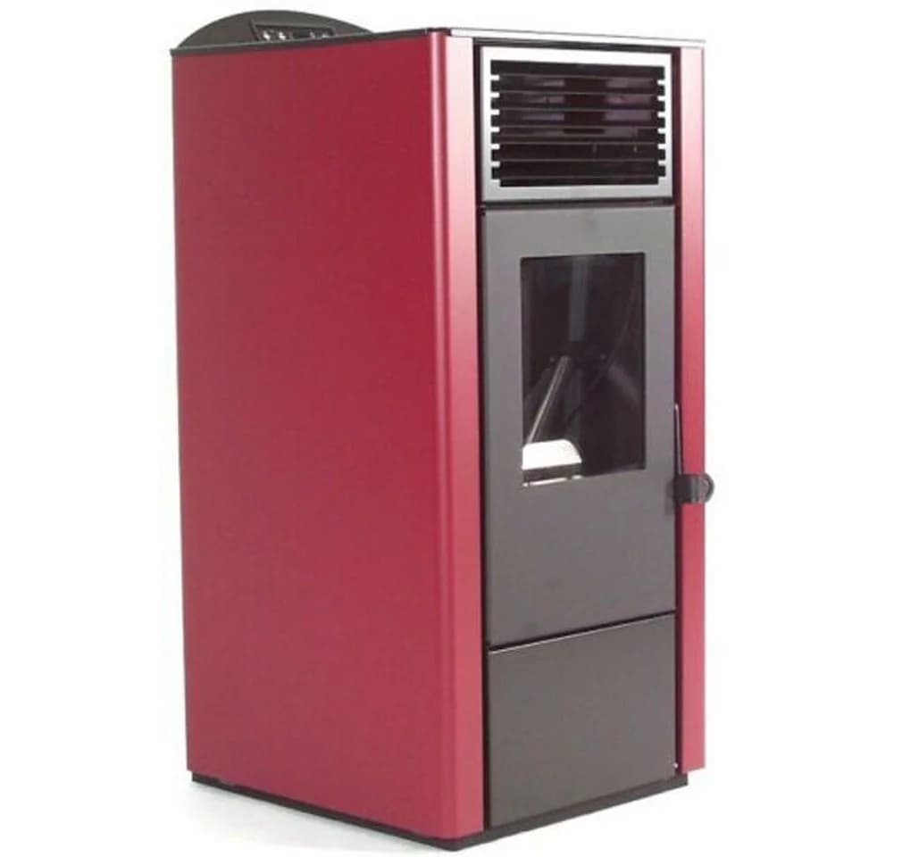 Apex Pelletofen 9,5kW Pelletkamin Pelletheizung Kaminofen A+ 56303 - Bild 4