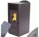 Apex Pelletofen 9,5 kW Schwarz mit Fernbedienung und ECO-Modus Bild 2
