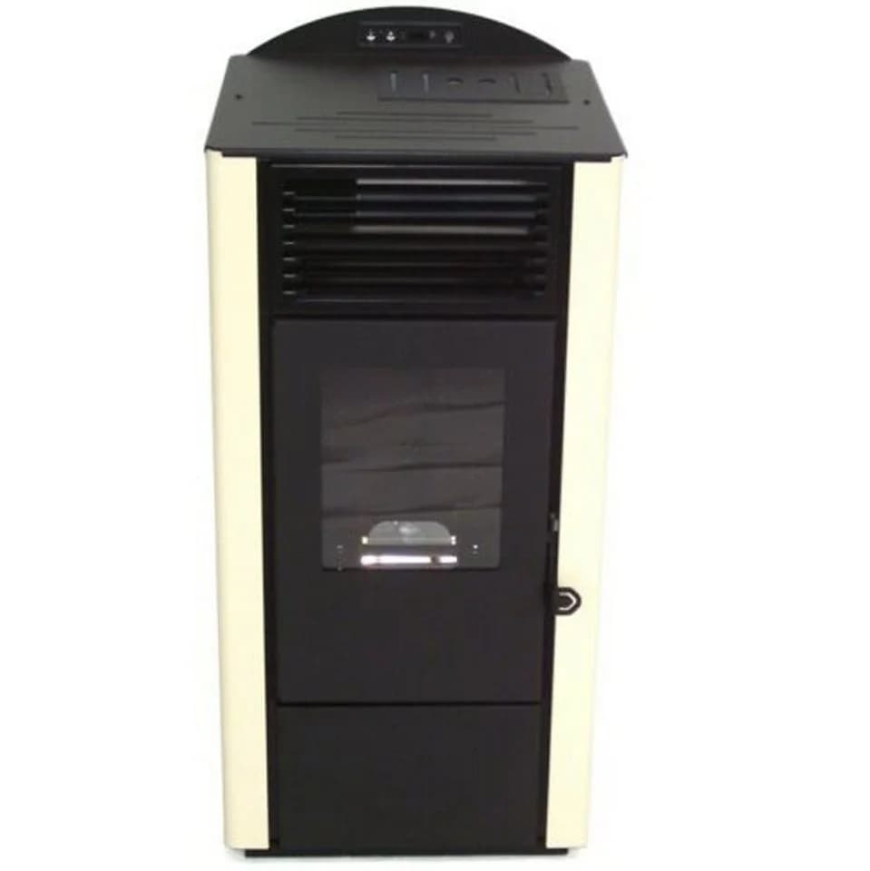 Apex Pelletofen 9,5 kW Schwarz mit Fernbedienung und ECO-Modus - Bild 3