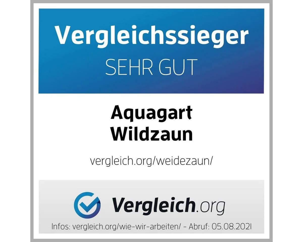 Aquagart Wildzaun 150m Komplettset mit 45 Z-Profil-Pfosten 2,3m - Bild 4