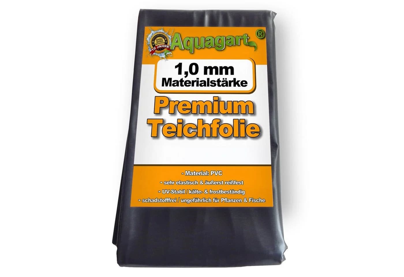 Aquagart Teichfolie PVC 3x4m 1,0mm schwarz - Bild 2