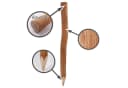 Aquagart Staketenzaun 5m Komplett Set 80cm mit 5 Holzpfosten Bild 4