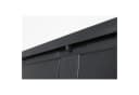 BURI Auflagenbox Balkon-Truhe Holzoptik Anthrazit-Braun Aufbewahrungsbox Bild 3