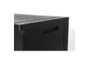 BURI Auflagenbox Balkon-Truhe Holzoptik Anthrazit-Braun Aufbewahrungsbox Bild 4
