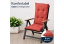 BURI Hochlehnerauflage Sitzkissen Polster für Sessel Gartenstuhl Kissen Bild 3