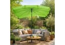BURI Sonnenschirm Limette 210x140 cm Rechteckig Kippbar Bild 1